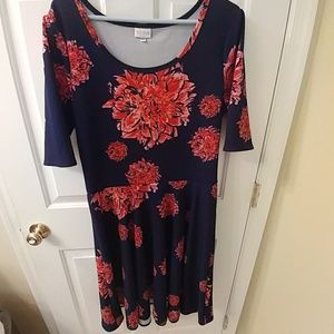 EUC 2XL LuLaRoe Nicole - HTF print!